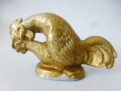 Antique metal plated animal figure. Mating poultry