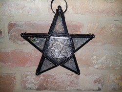 Candle holder star can be suspended 20cm