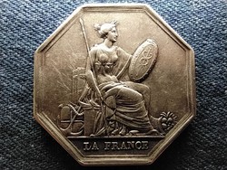 Franciaország tűzbiztosítás 1837 .900 ezüst érem 20g 36mm (id65248)