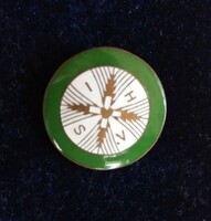 Ritka zománcozott jelvény "In hoc signo vinces" "E jelben győzni fogsz"