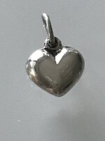 Ezüst szív medál, 1,8 cm