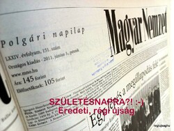 1972 november 11  /  Magyar Nemzet  /  eredeti újság szülinapra. Ssz.:  21702