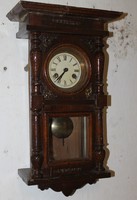Antique brass half knocker wall clock 304