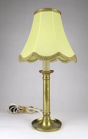 1K635 Antik réz gyertyatartó lámpa burával 40 cm