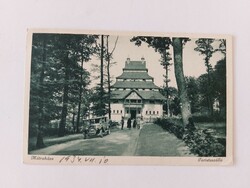 Old postcard 1934 photo postcard Mátraháza tourist hostel