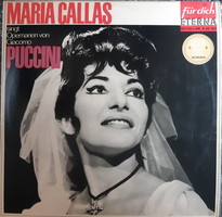 Maria callas singt opernarien von puccini lp vinyl record vinyl