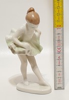 Hollóházi balerina porcelán figura (2372)