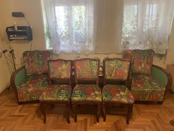 Komplett garnitúra 2 fotel, 2+3 szék