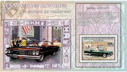 2006.Classic car ,bélyeg blokk Congo
