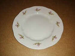 Zsolnay porcelain peach small plate with peach blossom pattern (2p)