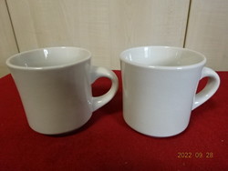 Drapp porcelain mug, height 9 cm. Two pieces in one. He has! Jokai.