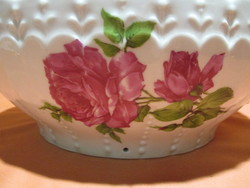 Large size old rosy wall bowl
