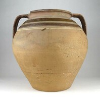1K599 old large earthenware pot from Gömör, 34.5 cm