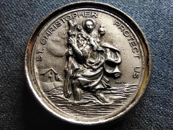 Saint Christopher, patron saint of travelers magnetic medal (id66051)