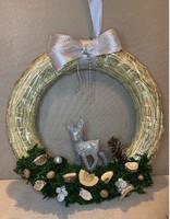 Magic deer - Christmas door decoration