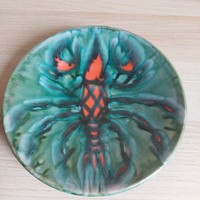 Judit Bártfay ceramic bowl with crab decoration