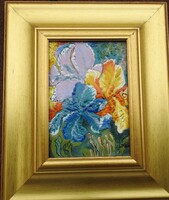 Erzsébet Kolláth - LILIES - Enamel Artwork