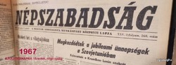 1967 november 12  /  Népszabadság  /  Ssz.:  23358