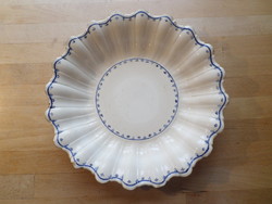 Antique w.W.L. Dallwitz faience bowl 27 cm