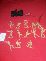 Retro trafikáru bazáráru műanyag játék katona katonák csomagban egyben képek szerint 5