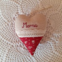 "Mama" szív dekoráció