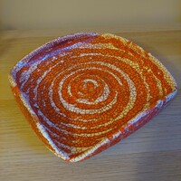 Gorka geza spiral pattern square decorative bowl