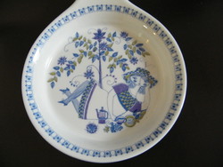 Vintage Figgjo Turi design Lotte skandináv, norvég porcelán szervírozó tál