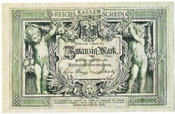 Németország 20 márka 1882 REPLIKA UNC