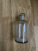 Antik gyógyszeres üveg csiszolt  dugóval
