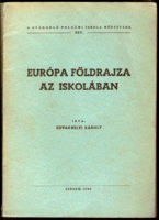 Károly Udvarhelyi: geography of Europe at school