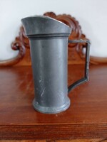 Decis marked antique pewter measuring cup