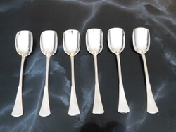 Silver set of 6 ice cream spoons 192 gr 14.5 Cm