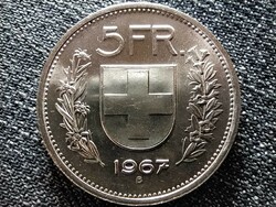 Svájc .835 ezüst 5 Frank 1967 B (id41748)