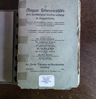 The text of the Hungarian Peace Treaty Act, originally published in 1921, is printed in book form.