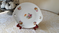 Beautiful Freiberg, floral two-handled porcelain serving bowl