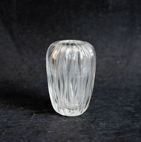 Mid-century modern design üveg váza - skandináv stílusú, retro kisváza