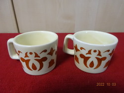 Kispest granite porcelain coffee cup, two pieces in one. He has! Jokai.