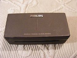 Retro Philips mini  rádiós óra - World Travel Clock  Radio