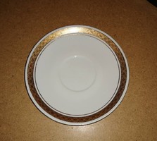Alföldi porcelain gold pattern small plate dia. 16.5 cm (2p)
