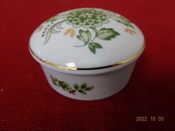 Hollóháza porcelain, erika sample holder, diameter 7.3 cm. He has! Jokai.