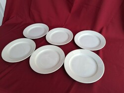 Plain white German plates flat plate peaceful