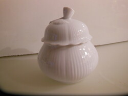 Sugar bowl - tirschenreuth - rosebud - 12 x 9 cm - porcelain - flawless