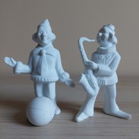 Hutchenreuther ( Hollóházi) bohóc figurák