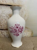 Hollóházi Viràgmintás Nagy Méretű Porcelán Váza A22