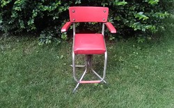 Retró ritkaság,gyerek fodrász szék,1950,borbély szék.