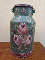 Festett  tejes kanna antik art deco ALKUDHATÓ