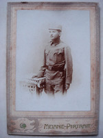 Antique photo 1916 soldier old man photo