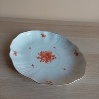 Antique Herend flower pattern offering bowl
