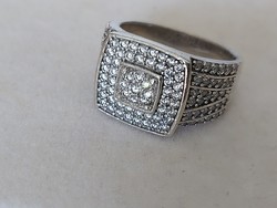 Széles ezüst gyűrű