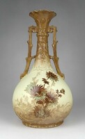 1I047 Antik bécsi Ernst Wahliss biszkvit porcelán váza 25.5 cm
